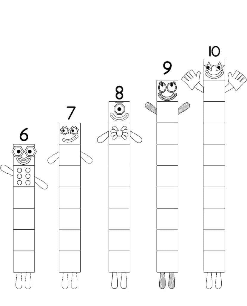 Gambar Numberblocks
