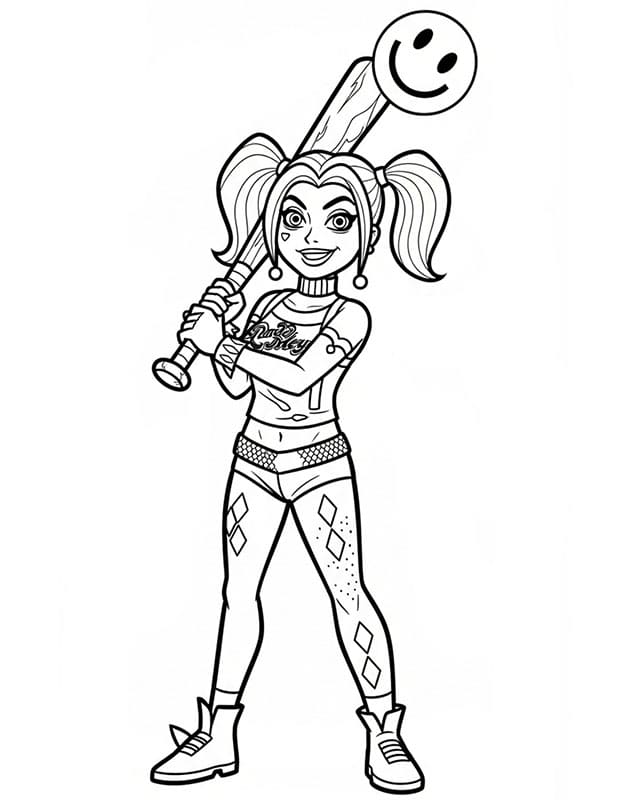 Harley Quinn baseball