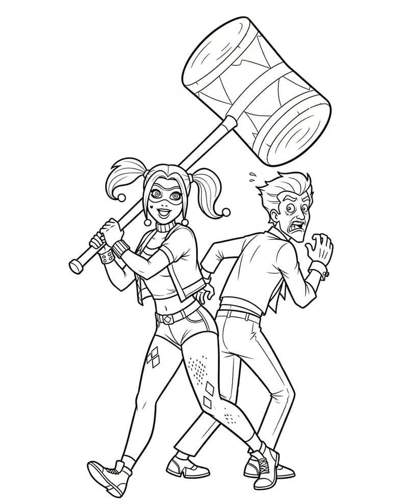 Harley Quinn dan Joker