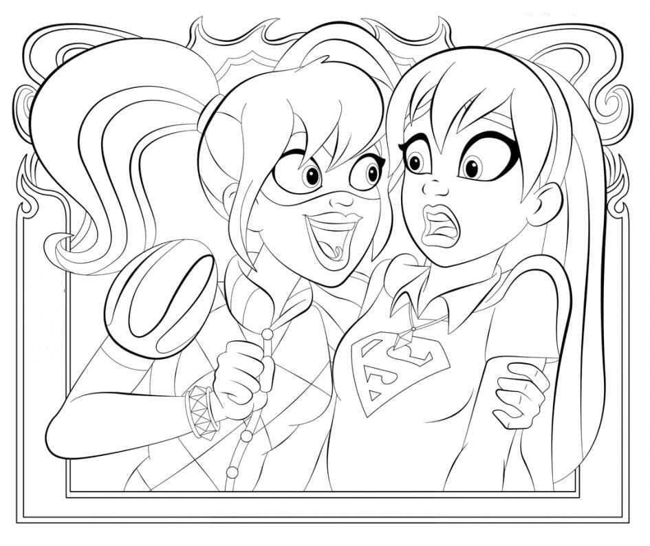 Harley Quinn dan Supergirl