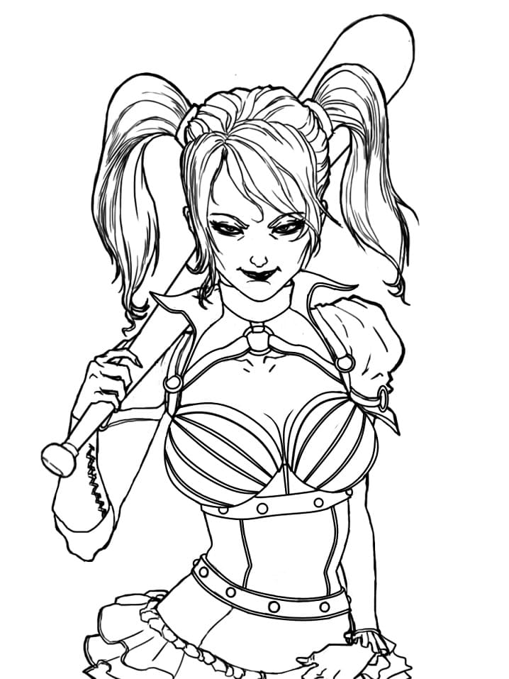 Harley Quinn dan Tongkat Baseball
