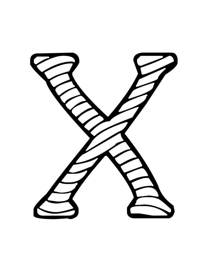 Huruf X Gratis