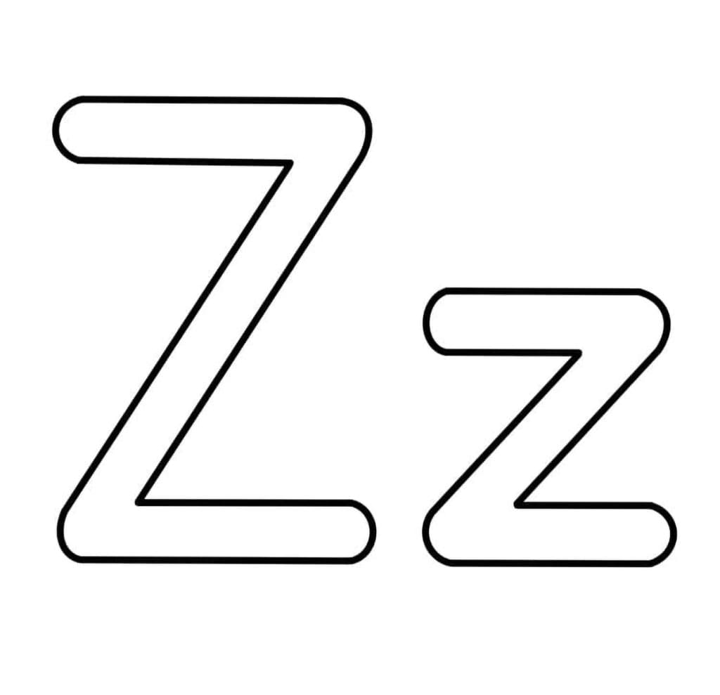 Huruf Z sederhana