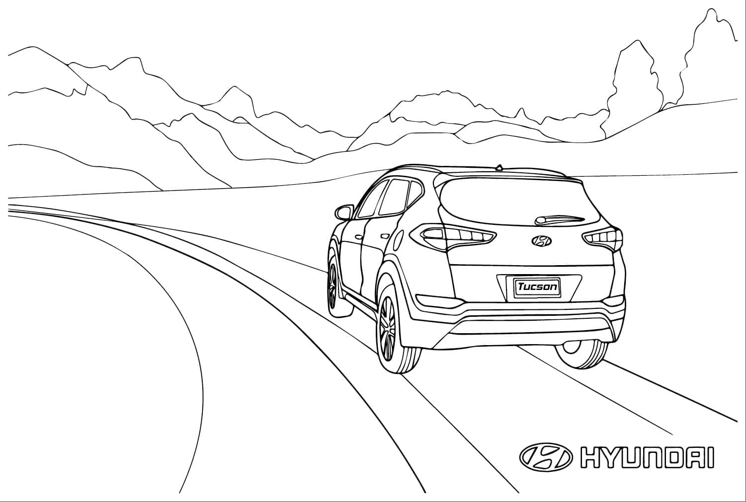 Hyundai di Jalan Raya