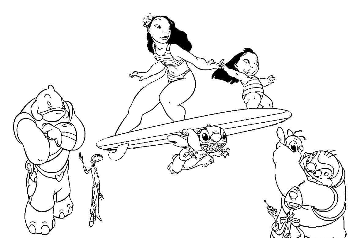 Karakter Lilo dan Stitch