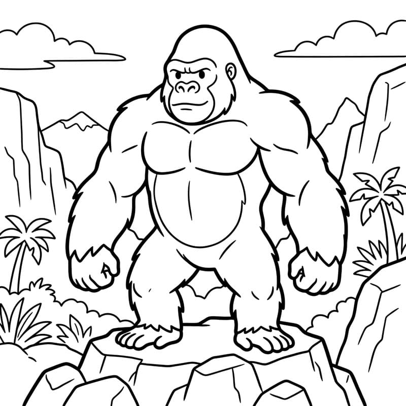 King Kong berdiri