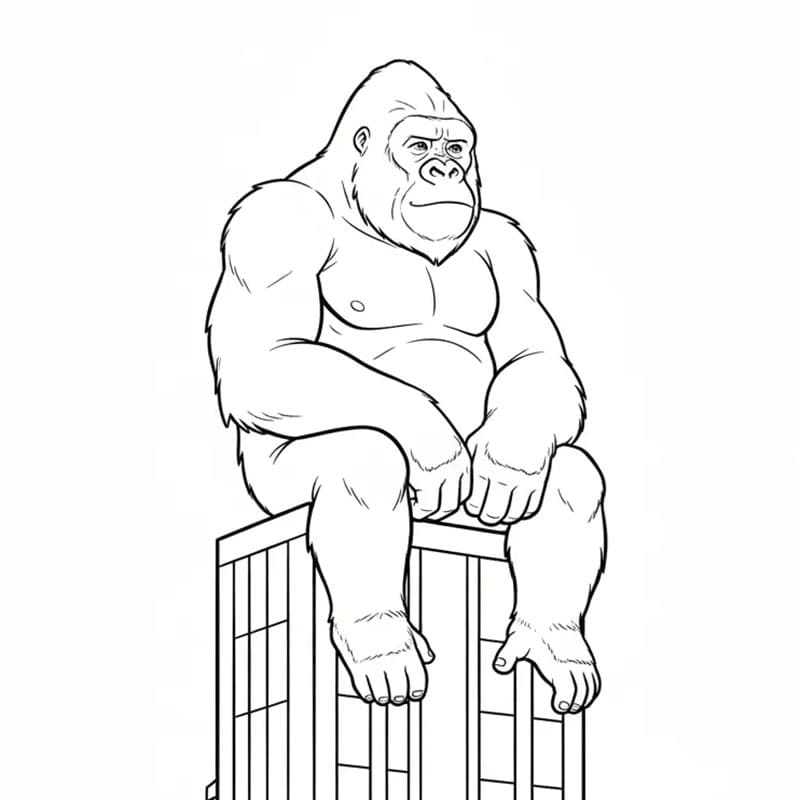 King Kong bersantai