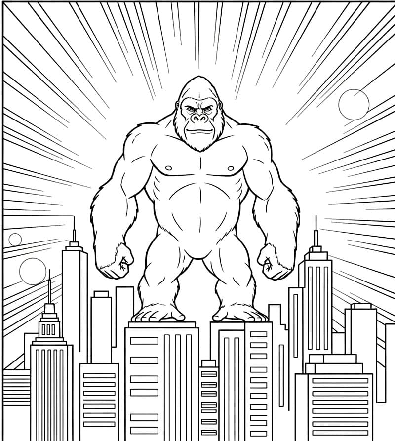 King Kong bersinar