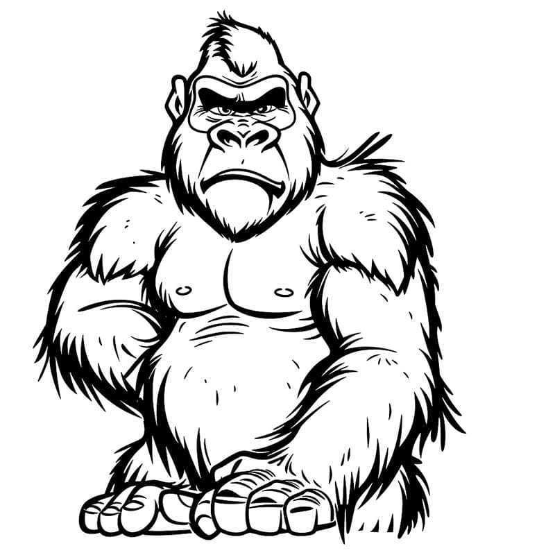 King Kong tidak senang