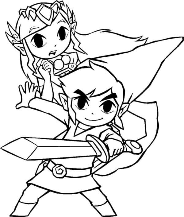Link dengan Pedang Master