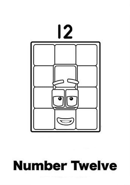 Numberblocks Dua Belas