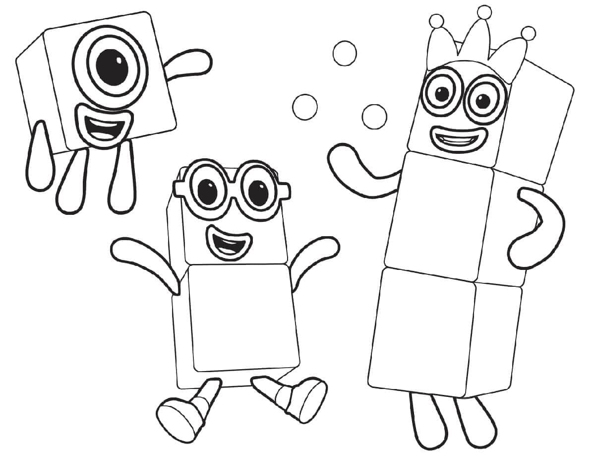 Numberblocks lucu