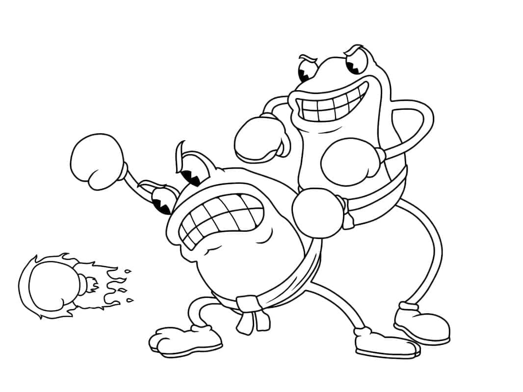 Ribby dan Croaks dari Cuphead