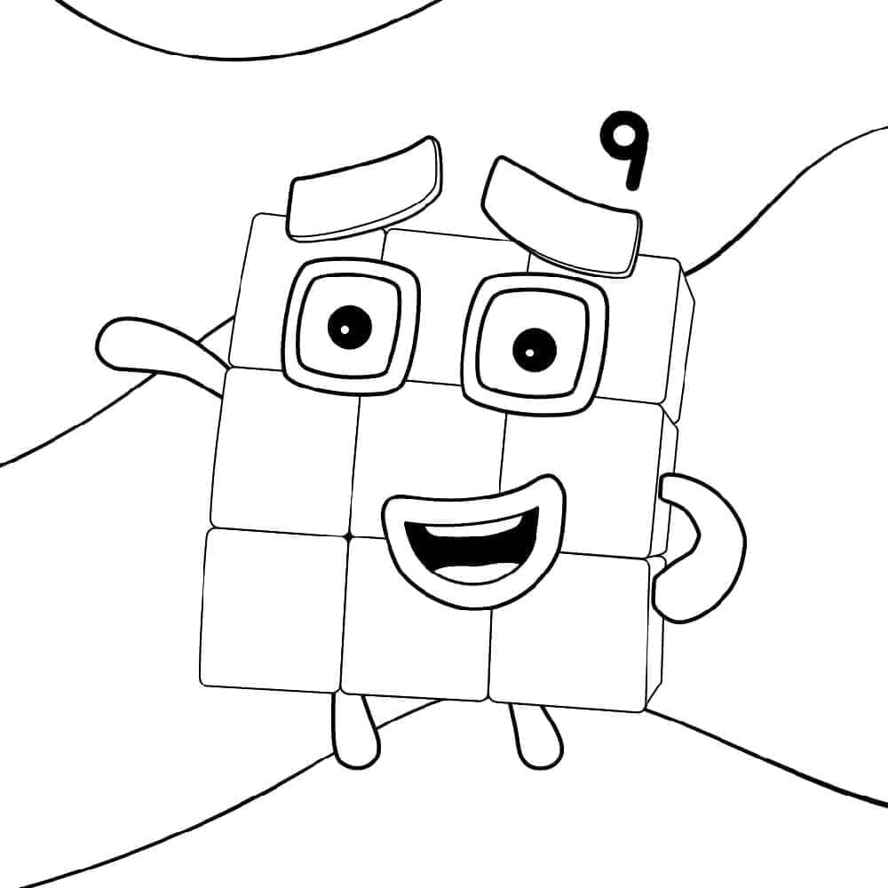 Sembilan Numberblocks