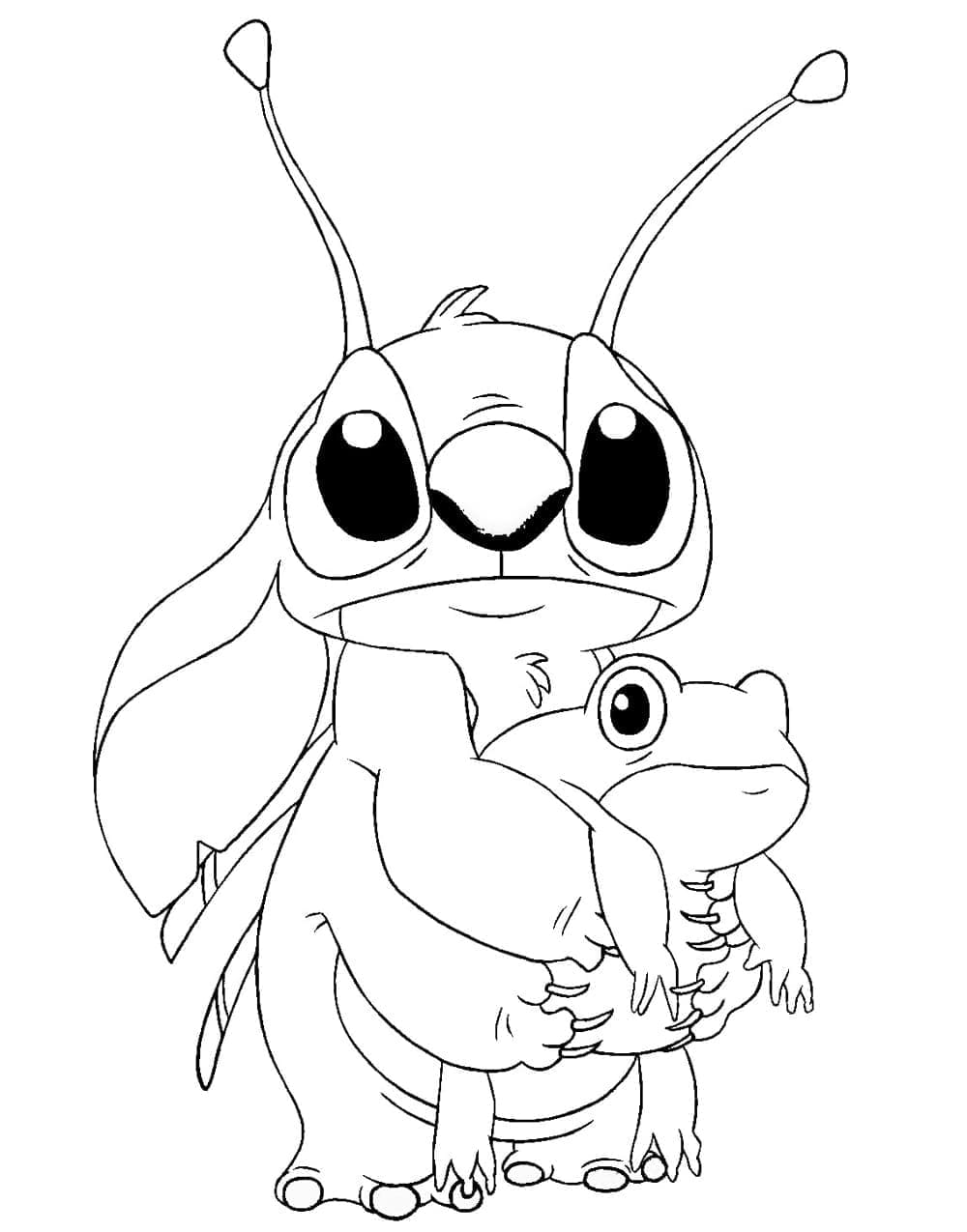 Stitch dan Seekor Katak