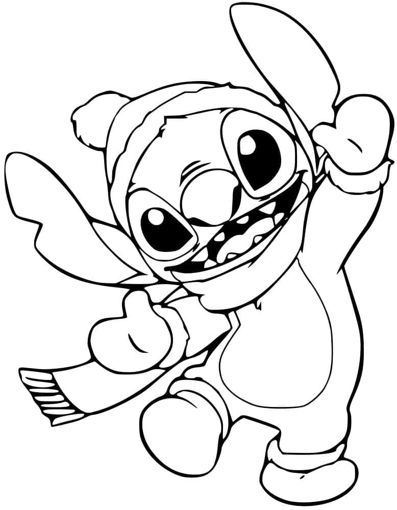 Stitch di Hari Natal