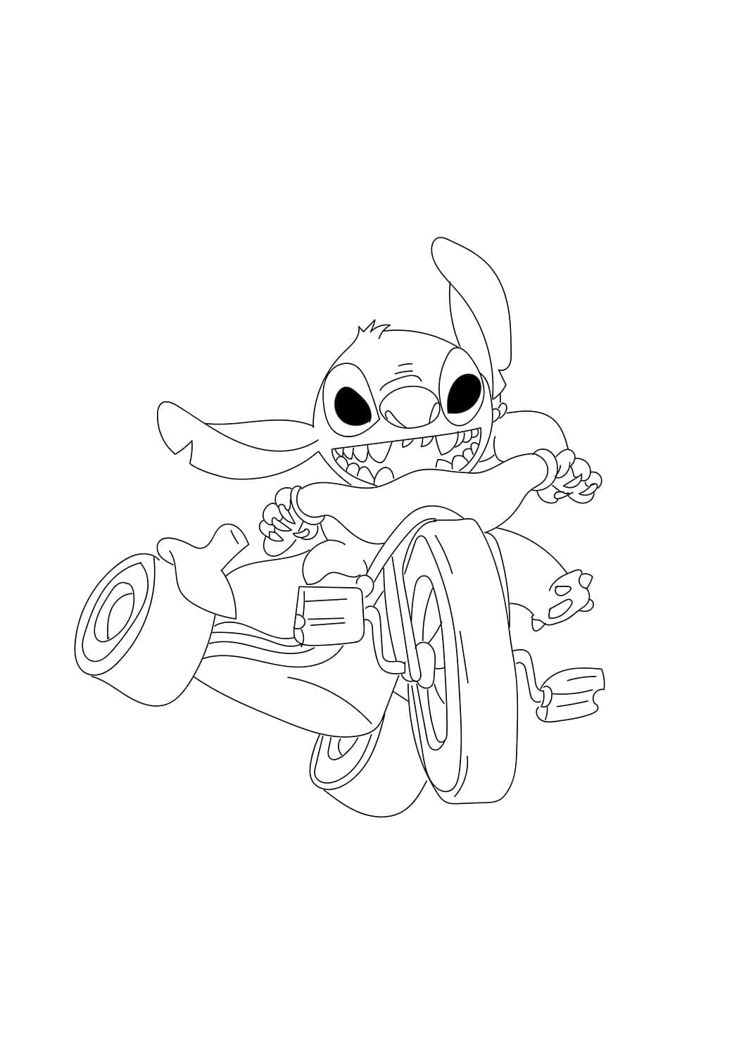 Stitch di Sepeda Roda Tiga