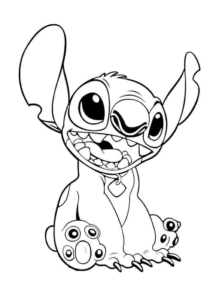 Stitch Lucu yang Dapat Dicetak