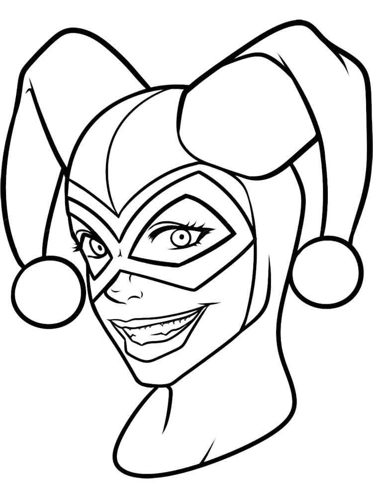 Wajah Harley Quinn