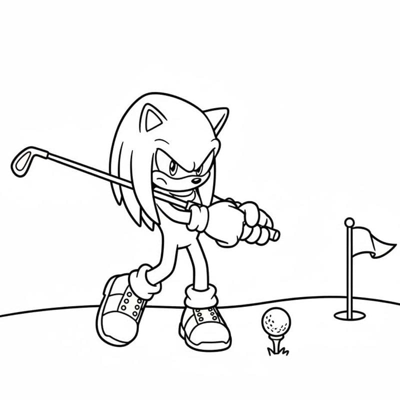 Gambar Knuckles gratis
