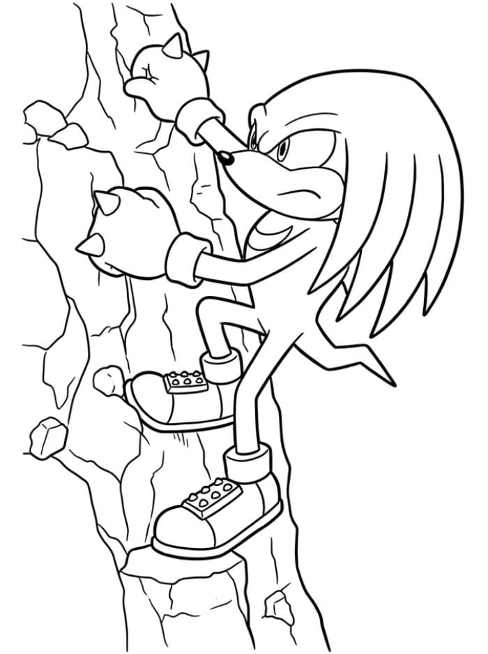 Knuckles Memanjat
