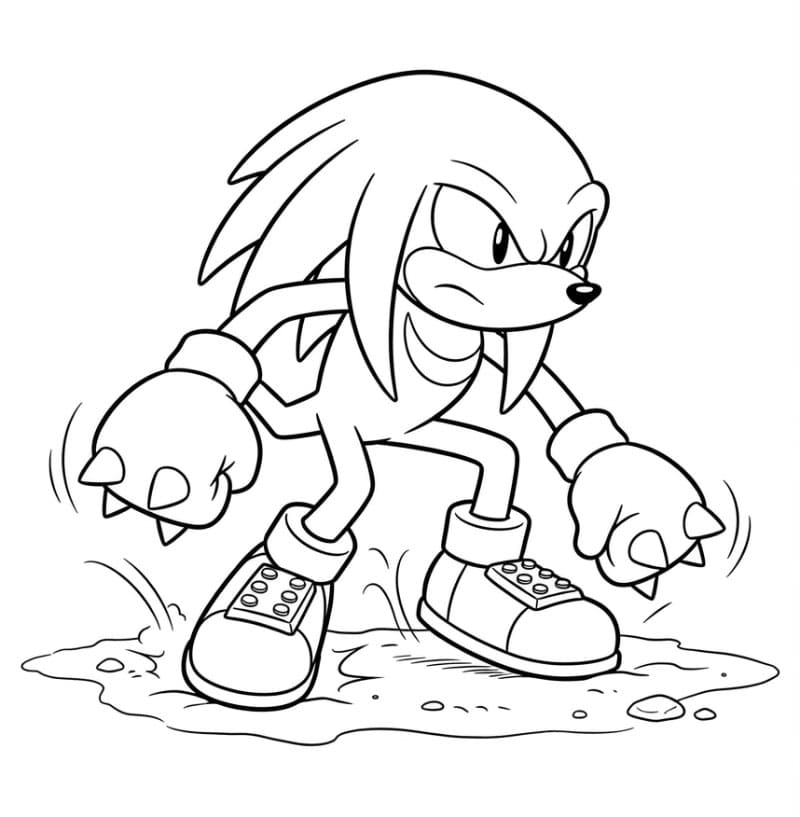 Knuckles Mendarat