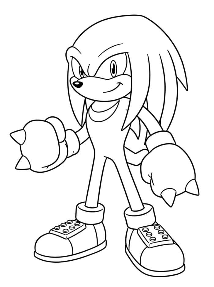 Knuckles Tersenyum