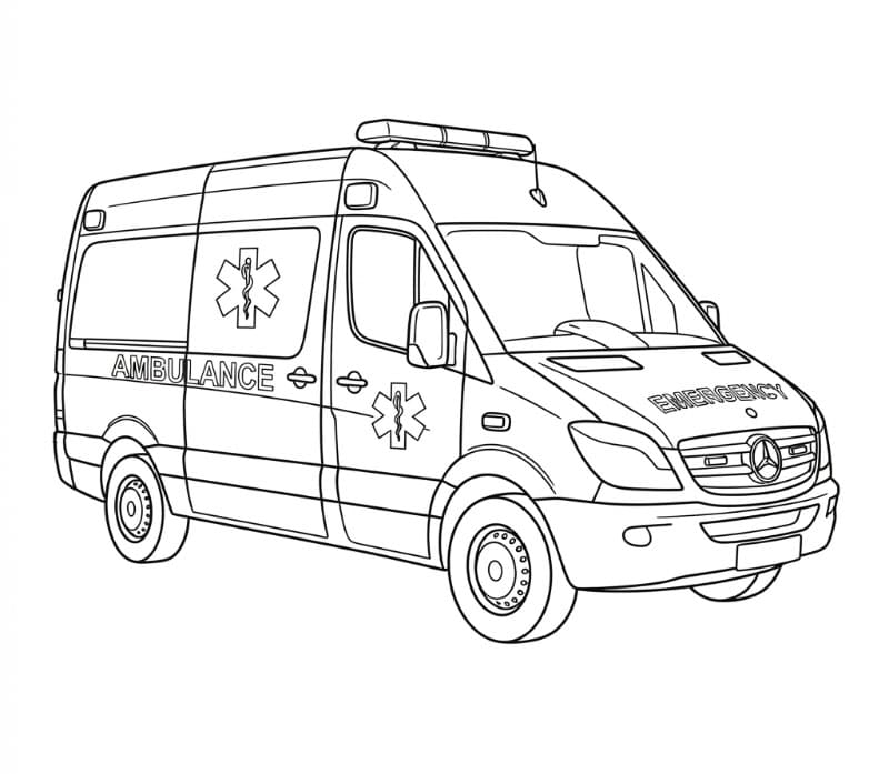 Ambulans Mercedes