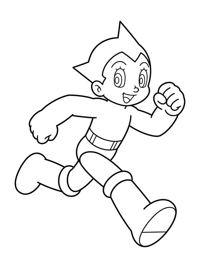 Astro Boy Berlari