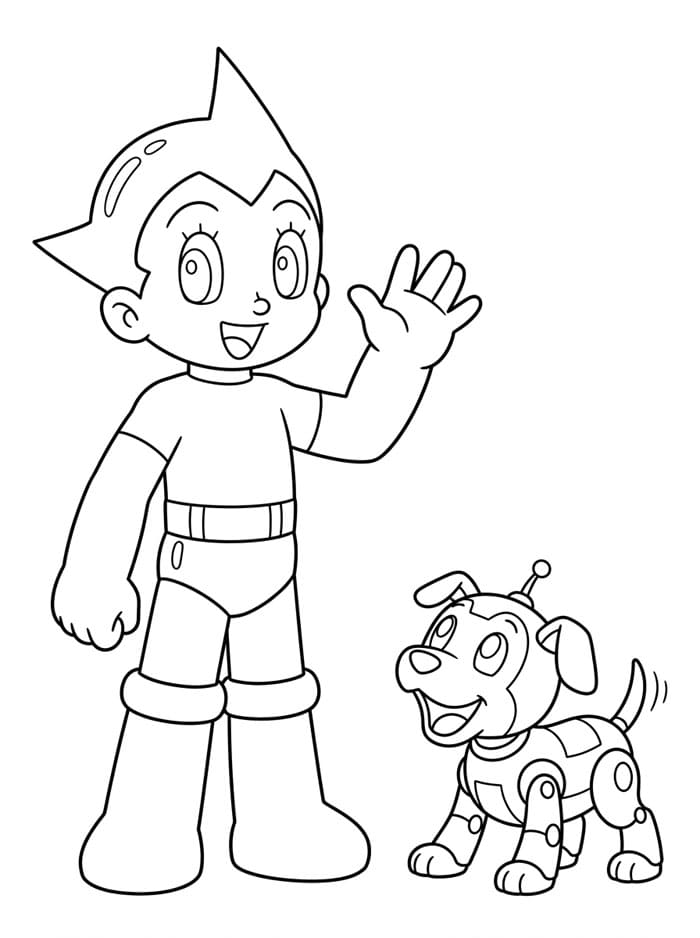 Astro Boy dan Anjing Robot