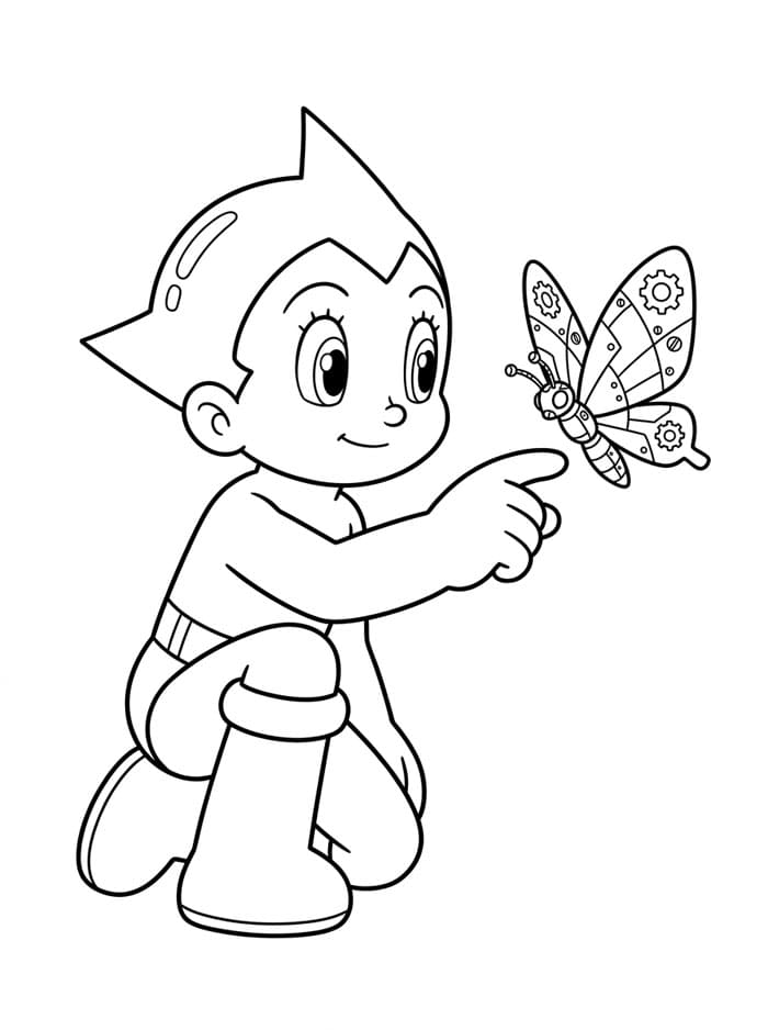 Astro Boy dan Kupu-kupu Mekanis