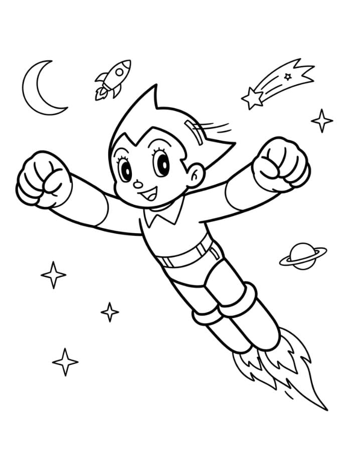 Astro Boy Terbang gratis