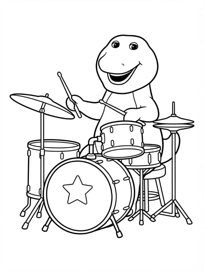 Barney Bermain Drum