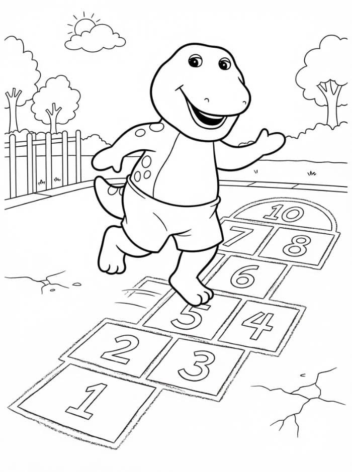 Barney Bermain Engklek