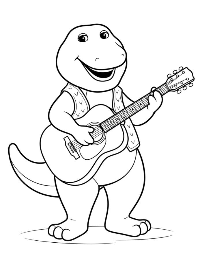 Barney Bermain Gitar