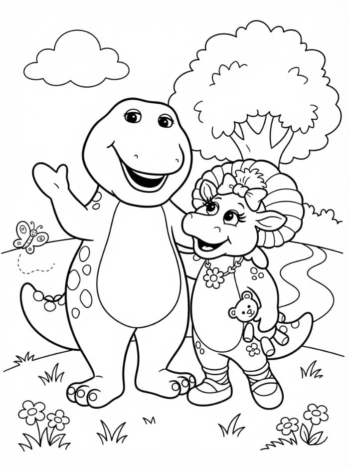 Barney bersama Baby Bop