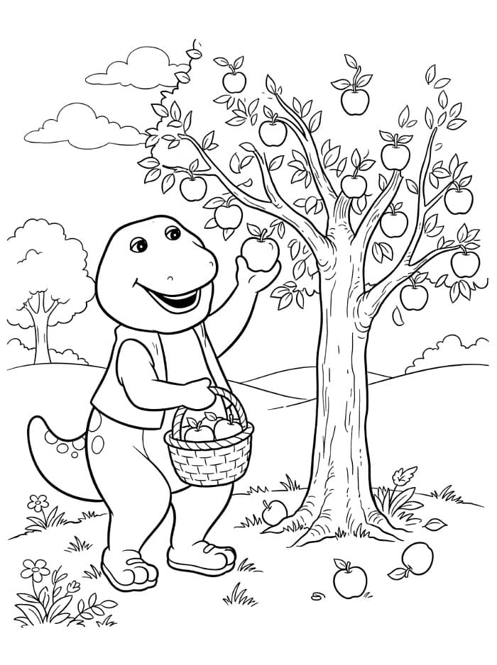 Barney Memetik Apel