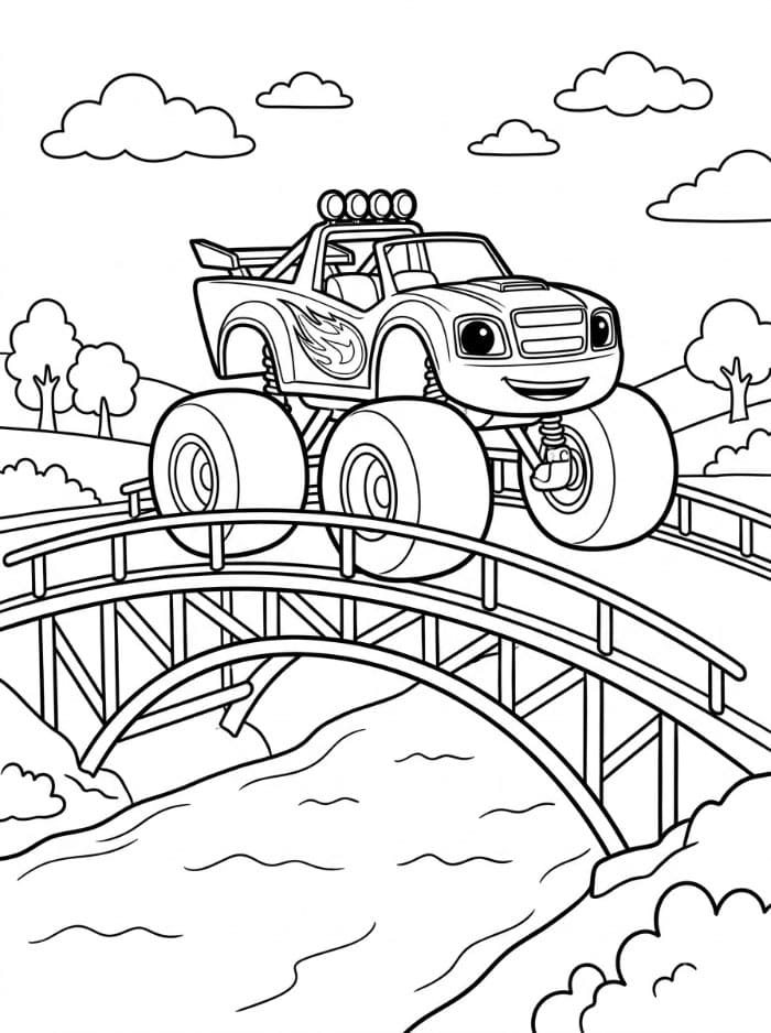 Blaze di Atas Jembatan