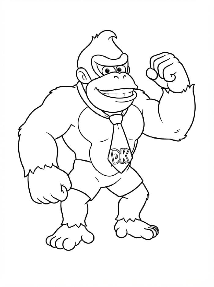 Donkey Kong berdiri
