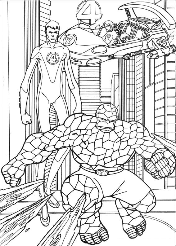 Fantastic Four untuk Dicetak