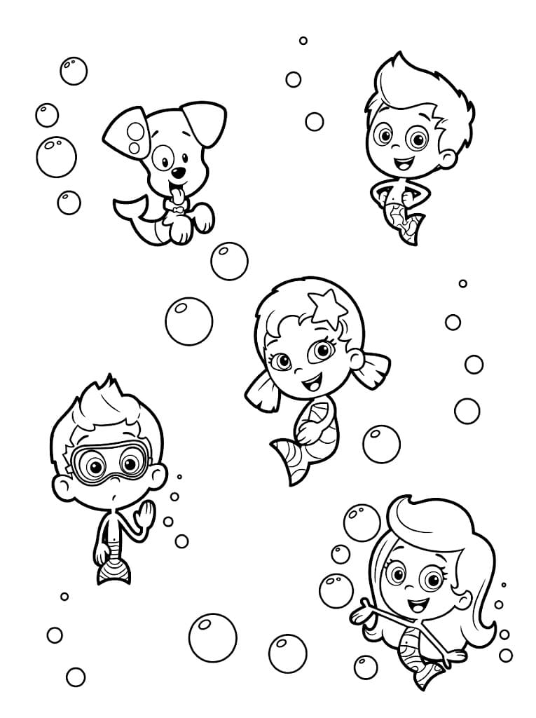 Guppy dan gelembung