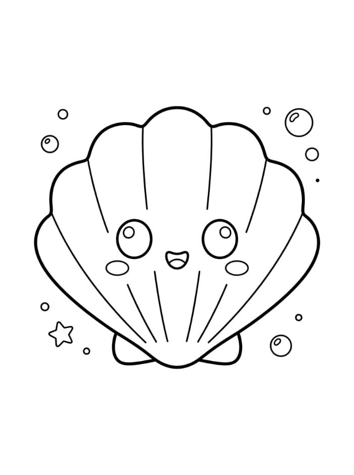 Kerang Laut yang Lucu