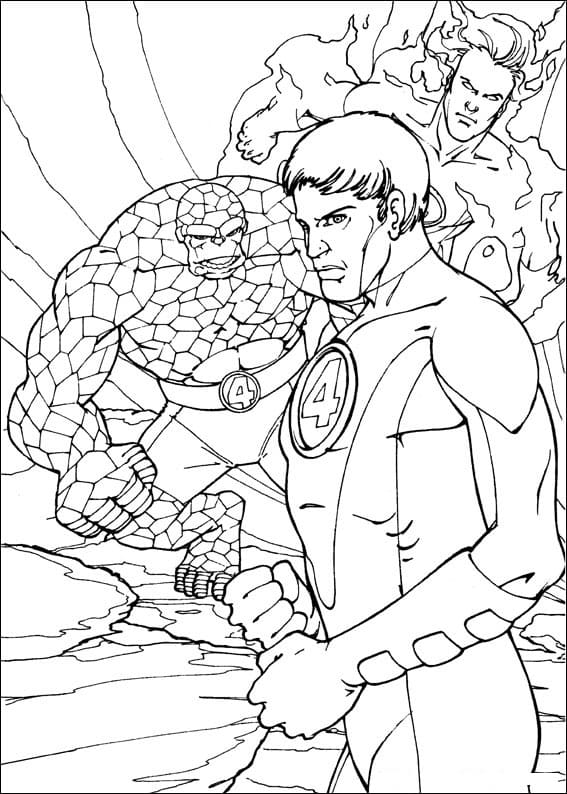 Marvel Fantastic Four untuk Dicetak