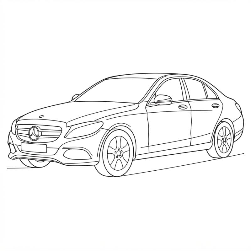Mercedes sedan