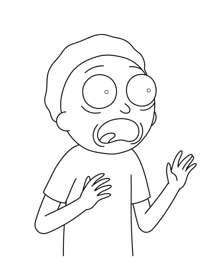 Morty Smith terkejut