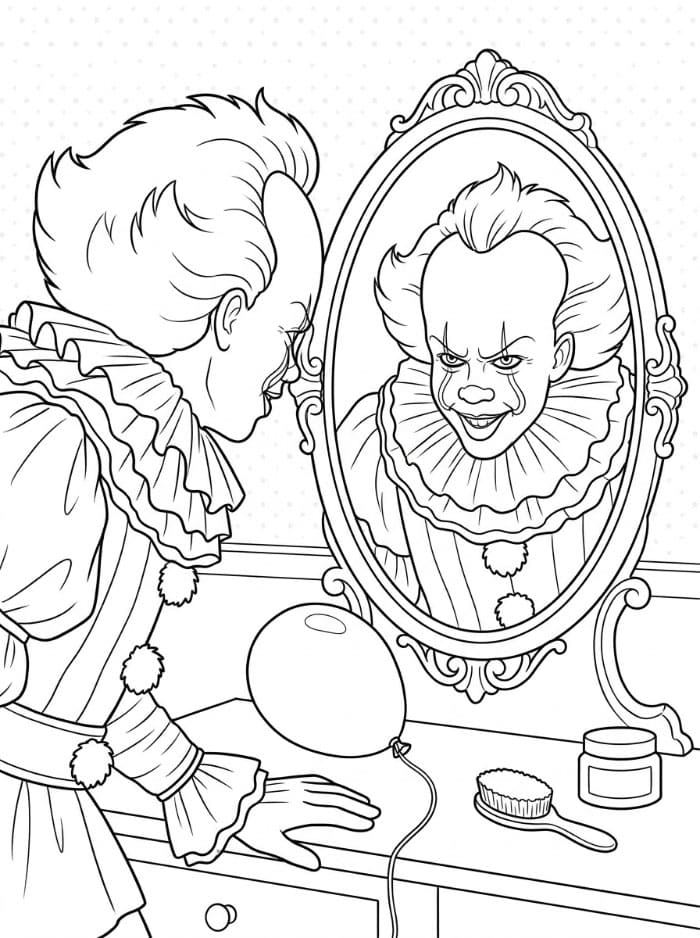 Pennywise Bercermin