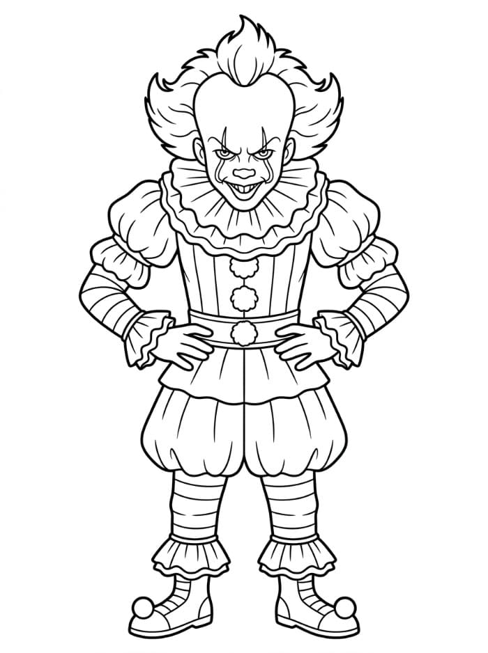 Pennywise dengan Tangan di Pinggang