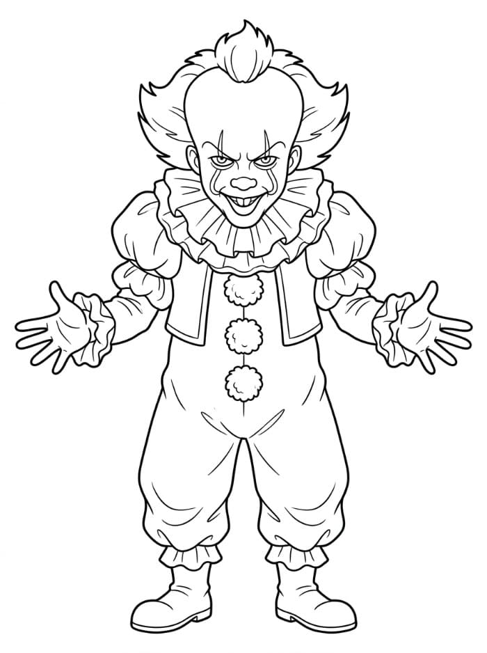Pennywise dengan Tangan Terentang