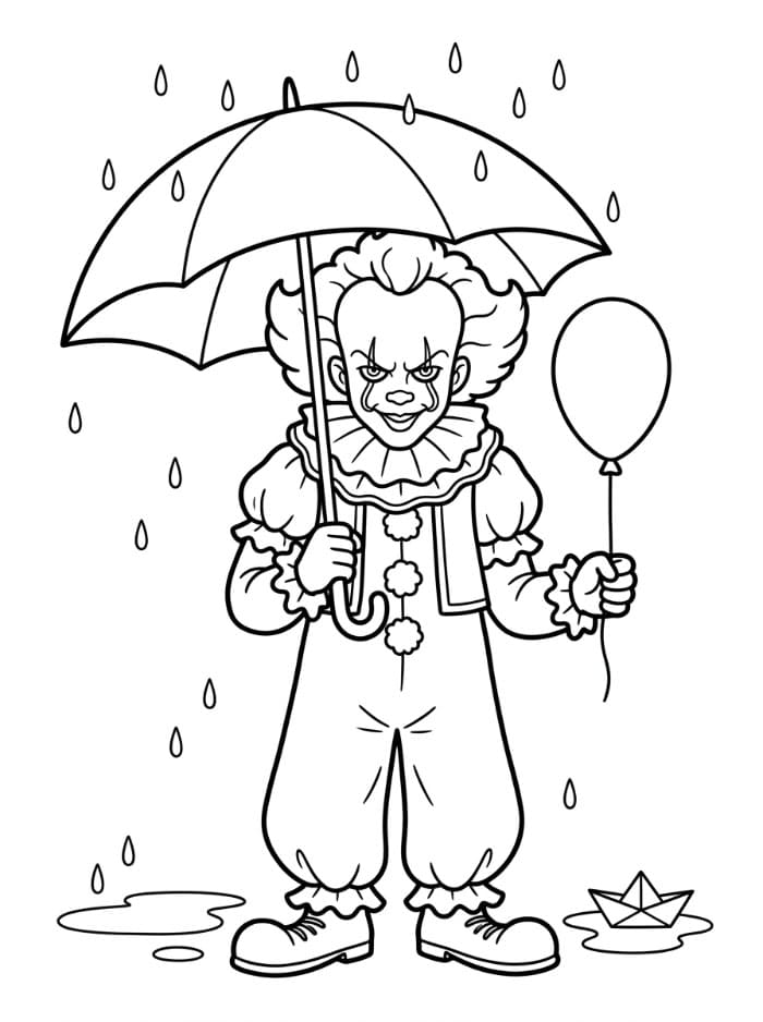Pennywise di Bawah Payung