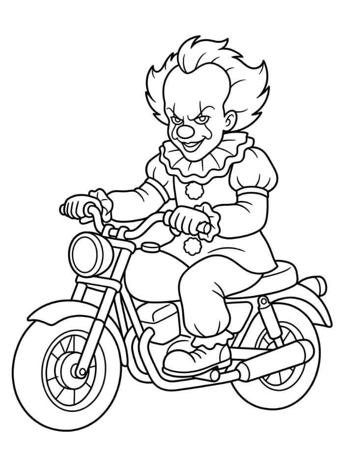 Pennywise Mengendarai Sepeda Motor